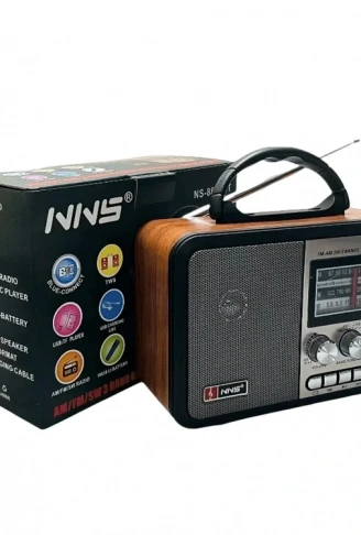NNS NS-8897 Orta Boy Retro, Nostaljik, Ahşap Tasarım Radyo (4940)