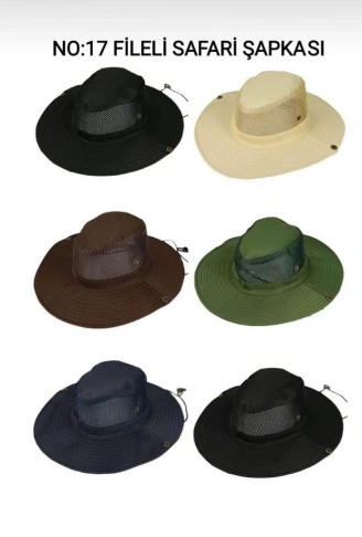 NO-17 FİLELİ SAFARİ ŞAPKA (4940)