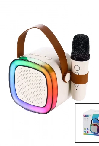 NOSTALJİ MİNİ RADYO MODELKARAOKE MİKROFONLUBLUETOOTH WİRELESS HOPARLÖR- SPEAKER USB ŞARJLI (4940)