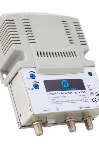 NOVACOM NC-KT340 47-862MHZ 34DB KABLO TV AMPLİFİER HAT YÜKSELTİCİ (4940)