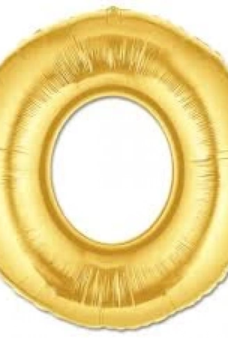 O Harf Folyo Balon Altın Renk  40 inç (4940)