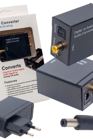OPTİK TO RCA ÇEVİRİCİ ADAPTÖRLÜ (4940)