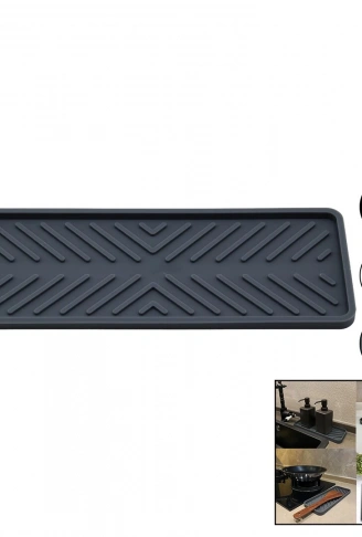 ORGANİZER - SİLİKON MUTFAK LAVABO DÜZENLEYİCİ RENKLİ MAT 22.5 X 9CM BRKT-178617 (4940)