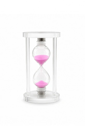 ORTA CAM KUM SAATİ CAM STANDLI= ÇAP: 6.8CM-YÜKSEKLİK: 12CM (4940)