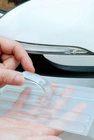 Oto Darbe Koruyucu Şeffaf Kendiliğinden Yapışkanlı Bantlar 4 Adet (4940)