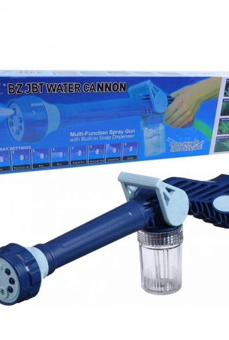 Otomobil Yıkama Sulama Fonksiyonlu Su Püskürtme Tabancası Deterjanlı Akıllı Tayzikli Basınçlı Bahçe (4940)