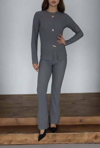 Ottoman alt üst takım gri pt510442