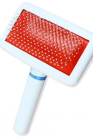 Paslanmaz Evcil Hayvan Kedi Köpek Tüy Tarama Toplama Fırçası Kolay Temizlenir Bakım Aleti (4940)