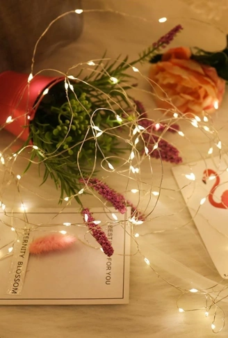 Peri Led Işık 5 Metre (Sarı) Pilli Aydınlatma Şerit Saçak Spot Süsleme (4940)