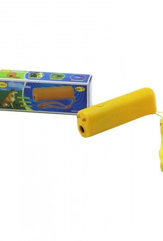 PİLLİ 2İN1 KÖPEK KOVUCU - FENER İP TAŞIMA KULPLU SESLİ=20KHz=İNSAN DUYAMAZ (4940)