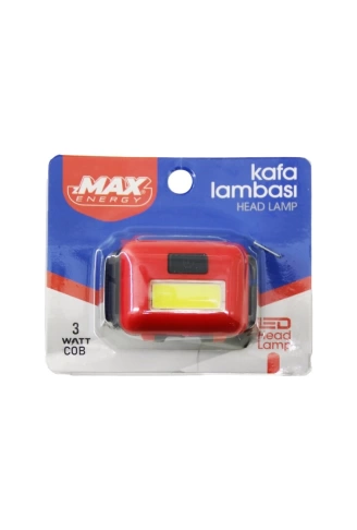 PİLLİ 3W COB LED KAFA LAMBASI FENER 3-KADEME IŞIK AYARI- FLAŞÖR 4.5V 120LÜMEN (4940)