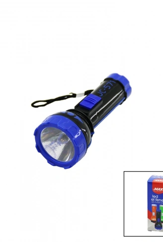 PİLLİ   MİNİ=11.2CM  LED EL FENERİ  75LÜMEN   OUTPUT: 1.5V   RENKLİ PLASTİK (4940)