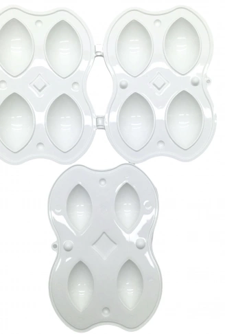 PLASTİK 4LÜ İÇLİ KÖFTE YAPMA KALIP APARATI (4940)