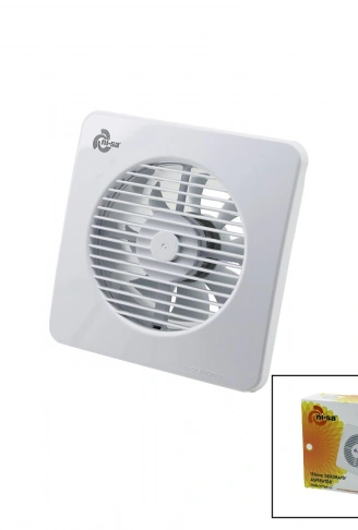 PLASTİK ASPİRATÖR 150 6İNÇ BANYO TUVALET HAVALANDIRMA ASPİRATÖRÜ 20W 320M3/H EBT-150 (4940)