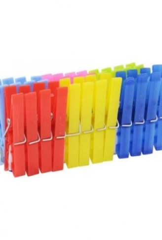 PLASTİK FİLİZ MANDAL 24 PARÇA (4940)