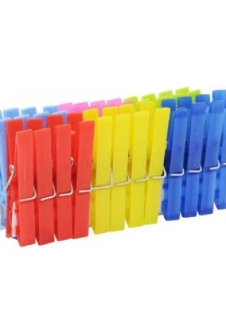 PLASTİK FİLİZ MANDAL 24 PARÇA (4940)