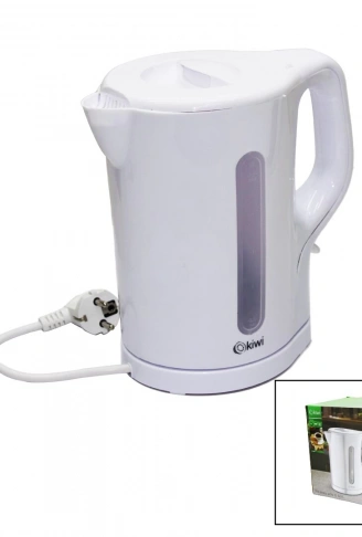 PLASTİK  KETTLE SU ISITICISI  BEYAZ  1.7LT  2000W OTOMATİK KAPANMA - 360° GÖVDE - KABLO SAKLAMA KK-3304 (4940)