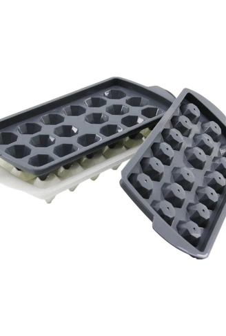 PLASTİK RENKLİ KAPAKLI ELMAS BUZLUK (4940)