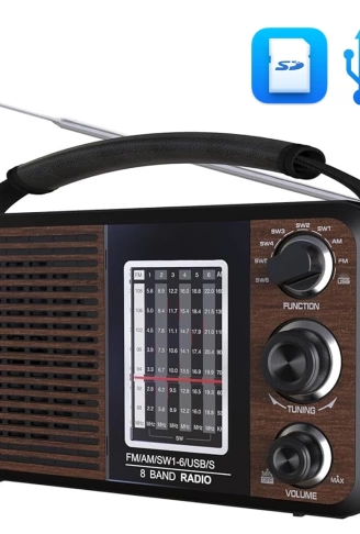 PORTATİF RADYO FM-USB-SD/MMC-AUX (88-108 FM FREKANS ARALIĞI) (4940)