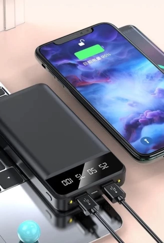 Power Bank 30000 mAh harici pil, taşınabilir şarj cihazı (4940)