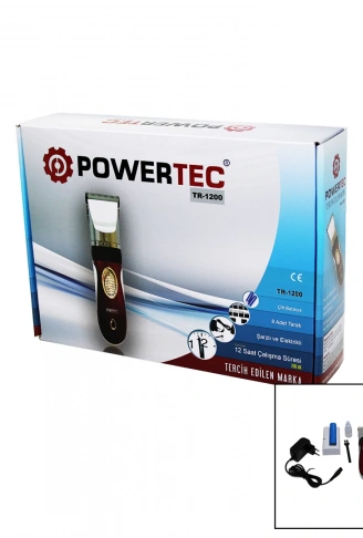 POWERTEC TR-1200 ŞARJLI TRAŞ MAKİNASI YEDEK BATARYALI (4940)