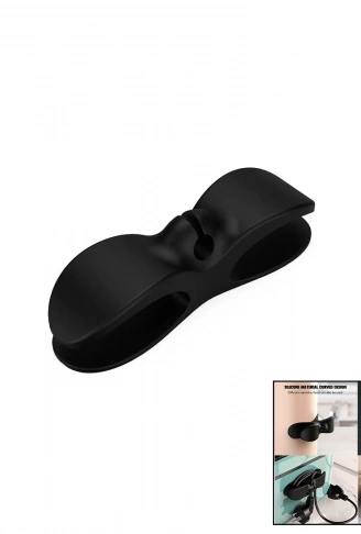 PRATİK KABLO TUTACAK - TOPARLAYICI PLASTİK - YAPIŞKANLI (4940)