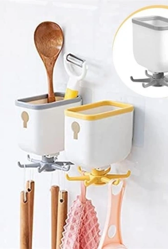 Pratik Mutfak Askılığı Organizatör Ve Mutfak Düzenleyici Çok Amaçlı Askı (4940)