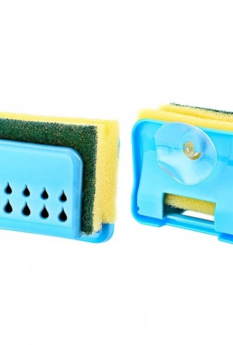 Pratik Mutfak Lavabo Vantuzlu Bulaşık Süngeri Askısı Aparatı (4940)