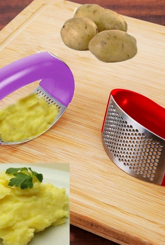 Pratik Patates Püresi Yapma Aleti - Paslanmaz Çelik (4940)