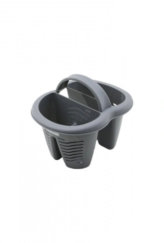 QLUX L-00515 HEYBE KAŞIKLIK TEZGAH ÜSTÜ 4 BÖLMELİ - PLASTİK (4940)