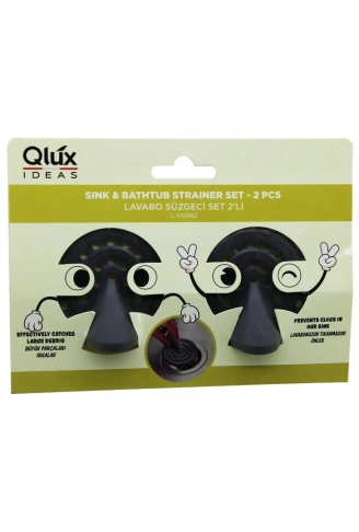 QLUX L-00962 2PCS LAVABO SÜZGEÇ SET (4940)