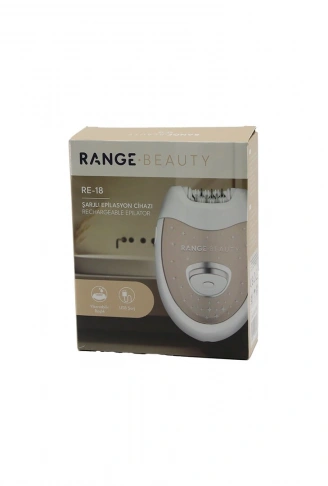 RANGE BEAUTY RE-18 EPİLASYON CİHAZI EPİLATÖR USB ŞARJLI=50DK 2 KADEME HIZ YIKANABİLİR BAŞLIK=18 ÇİFT CIMBIZ (4940)