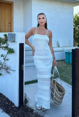 Regina Dantel Detay Elbise 2754-01