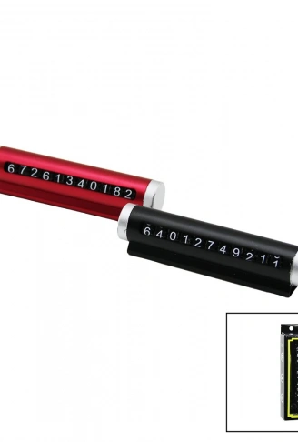 RENKLİ KROM OTO- ARAÇ PARK TELEFON NUMARATÖR RAKAM ÇEVİRME ÇUBUKYPŞ.MONTAJ (4940)