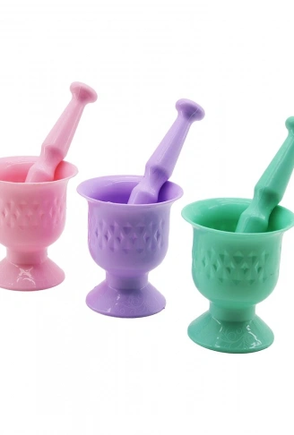 RENKLİ PLASTİK HAVAN - MORTAR  SARIMSAK DÖVECEK (4940)