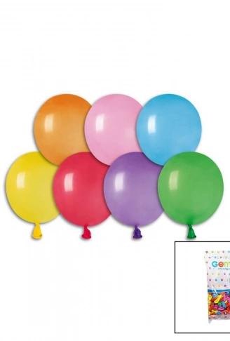 RENKLİ SU BALON 3 İNÇ - 8CM - 500PCS (4940)