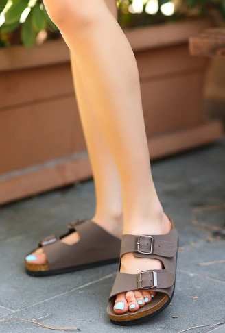 Rıno Kahverengi  Nubuk Terlik