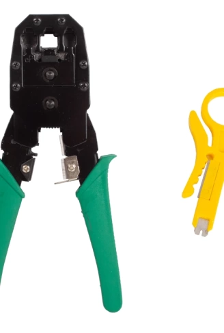 RJ45 - RJ12 - RJ11 3LÜ SOKET SIKMA PENSESİ (4940)
