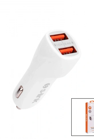 S-LİNK IP-805 DUAL USB  2XUSB  OTO - ARAÇ ÇAKMAKLIK ŞARJ BAŞLIK  2.4 A (4940)