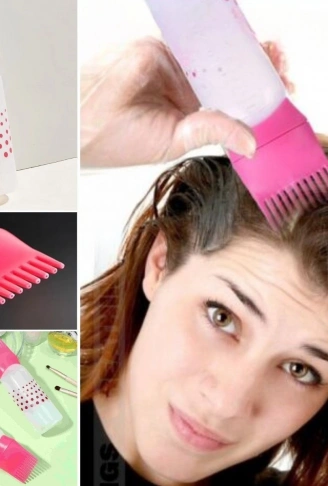 Saç Boyama Aparatı Taraklı Saç Bakımı Krem Saç Yağı Uygulama Aparatı (4940)