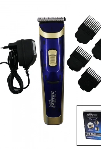 SAÇ SAKAL KESME TRAŞ MAKİNESİ FİŞ ŞARJLI - LED GÖSTERGE - RENKLİ KROM KAPLAMA GÖVDE  RD-6005 (4940)