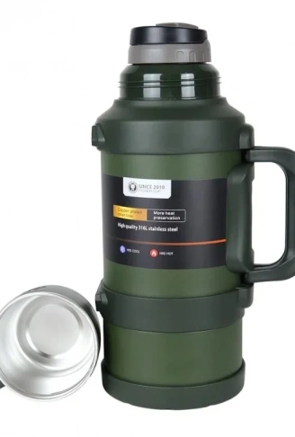 Safe Paslanmaz Çelik 3.2 Litre Termos 48 Saat Sıcak Soğuk Tutma (4940)