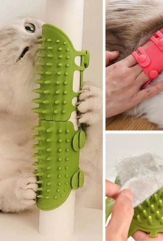 Sandalye Ayağına Takılabilen Ayarlanabilir Silikon Kedi Kaşınma Tarağı (4940)