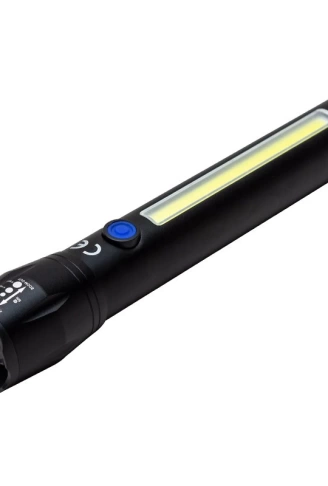 ŞARJ EDİLEBİLİR ZOOMLU COB LED EL FENERİ (4940)