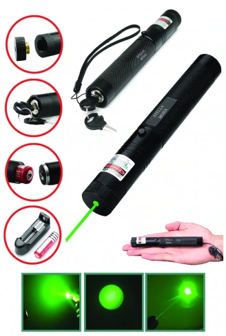 Şarjlı Yeşil Lazer Pointer 100 Mw (4940)
