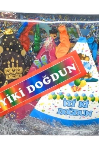 ŞEFFAF KÜÇÜK PARTİ SETİ TAKIM SÜS (4940)