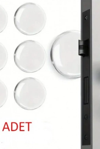 Şeffaf  Silikon Mobilya ve Kapı Durdurucu Darbe Pedi 6 lı (4940)