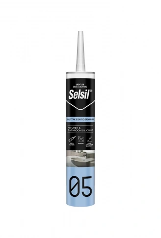 SELSİL 05 ŞEFFAF MUTFAK VE BANYO SİLİKON 280ML (4940)