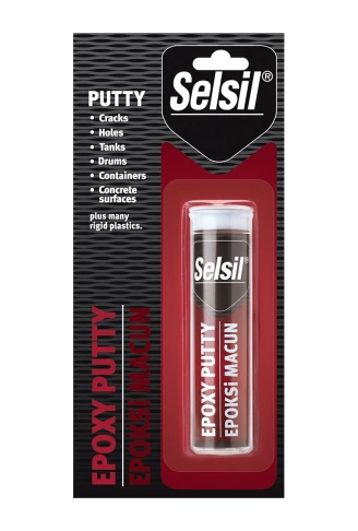 SELSİL EPOXY PUTTY - EPOKSİ MACUN ISIYA DAYANIKLI YAPIŞTIRCI 57GR AHŞAP - METAL - CAM - SERAMİK (4940)