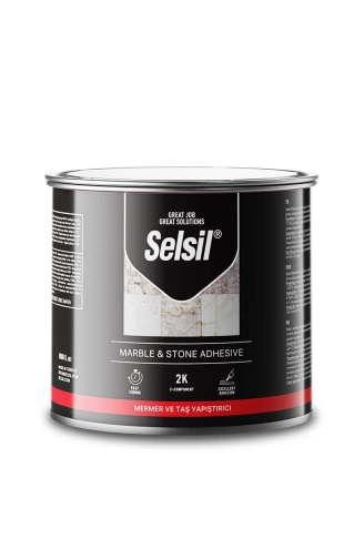 SELSİL MERMER - TAŞ TENEKE SERAMİK YAPIŞTIRICI 250GR (4940)